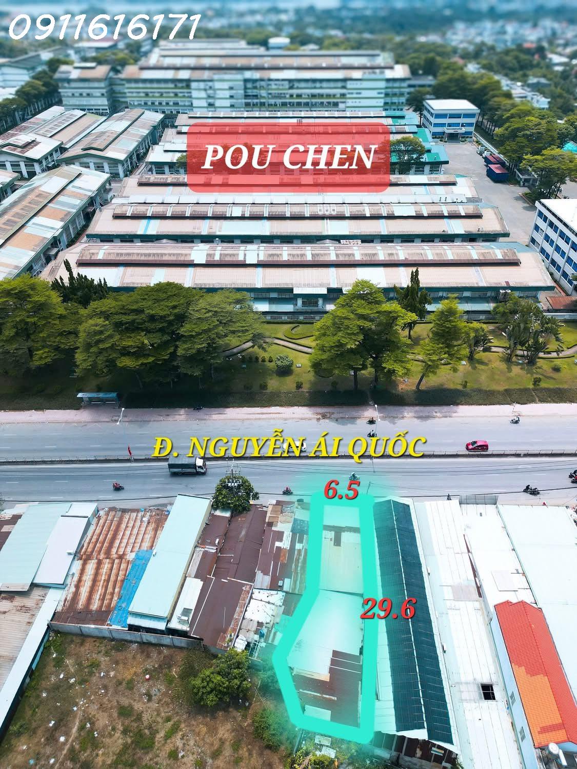 BÁN NHÀ SỔ RIÊNG 196,5M2 MẶT TIỀN QUỐC LỘ 1K, CHỢ HÓA AN - Ảnh chính
